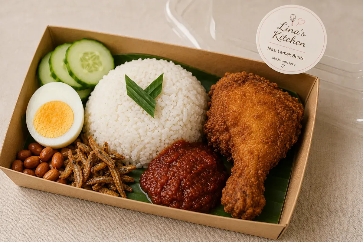 Nasi Lemak Bento
